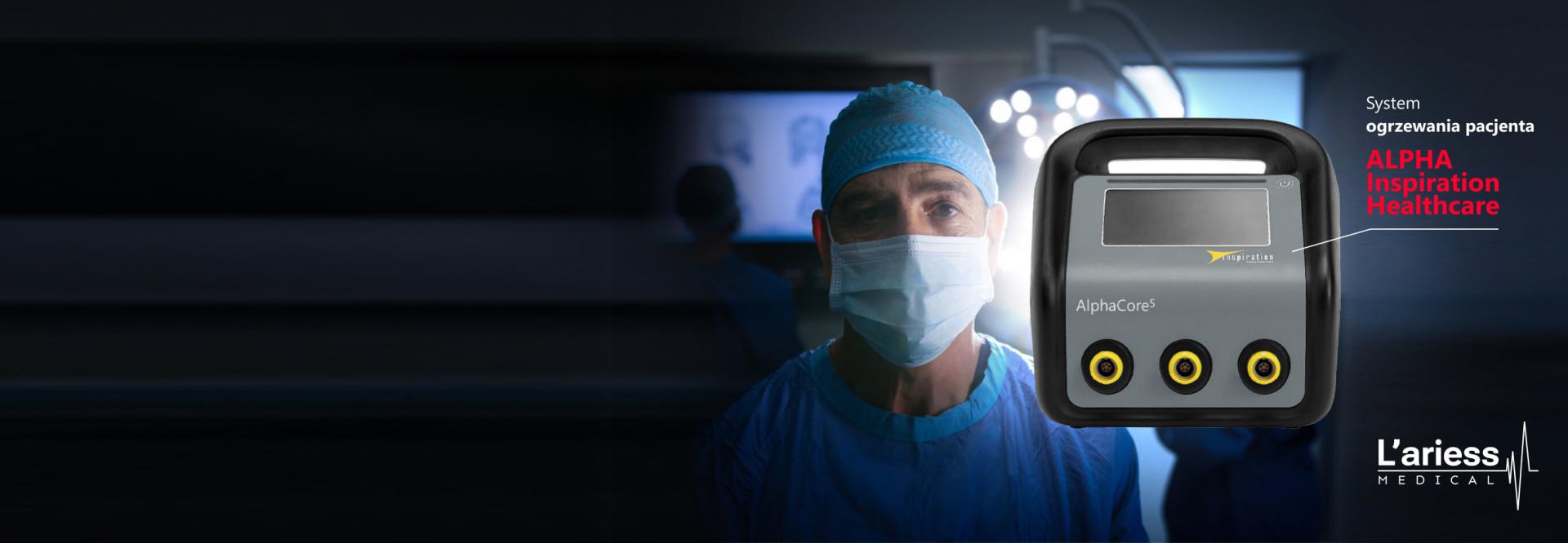 System ogrzewania pacjenta <b>ALPHA Inspiration Healthcare</b> na blok operacyjny